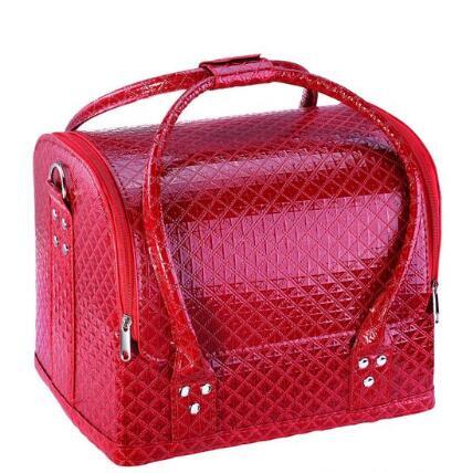 Women Box Woman Toiletry Cosmetic Bag Makeup Case Storage Suitcase For Make Up Organizer Bag