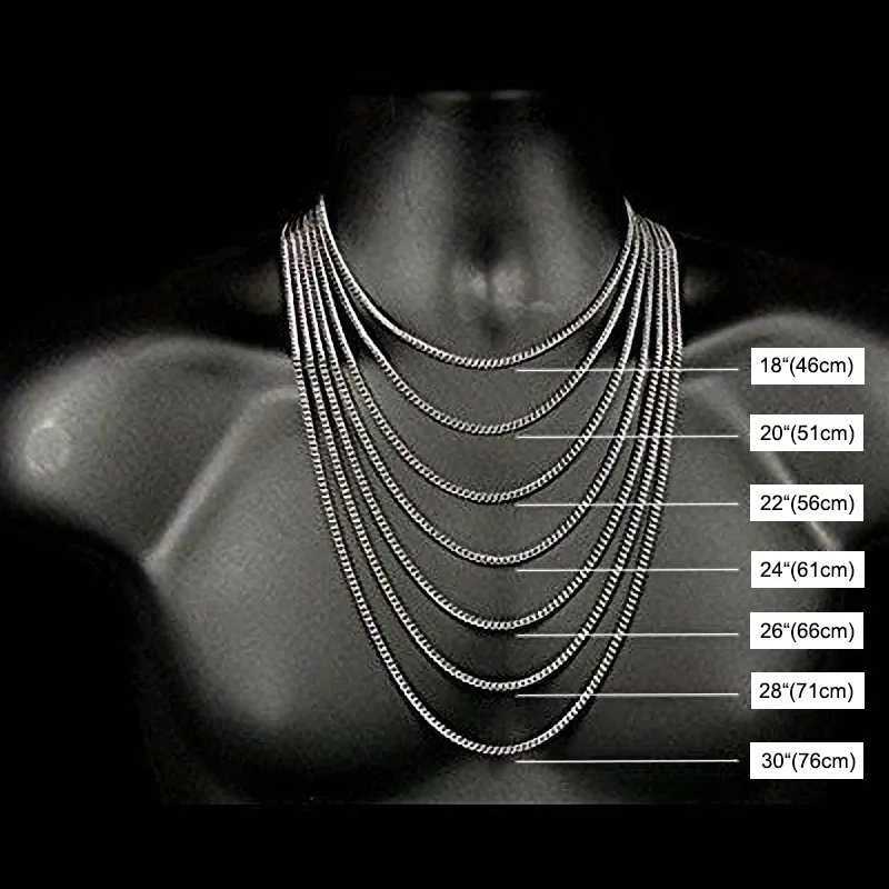 Modyle Mens Necklace Round Miami Cuban Link Chain Gold Silver Color Stainless Steel Necklace for Man Punk Boy Male Colar GiftsX240919
