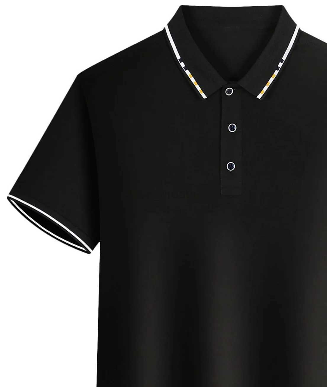 Mens new Polo shirt T-shirt summer mens short-sleeved intercolored lapelXJ240920