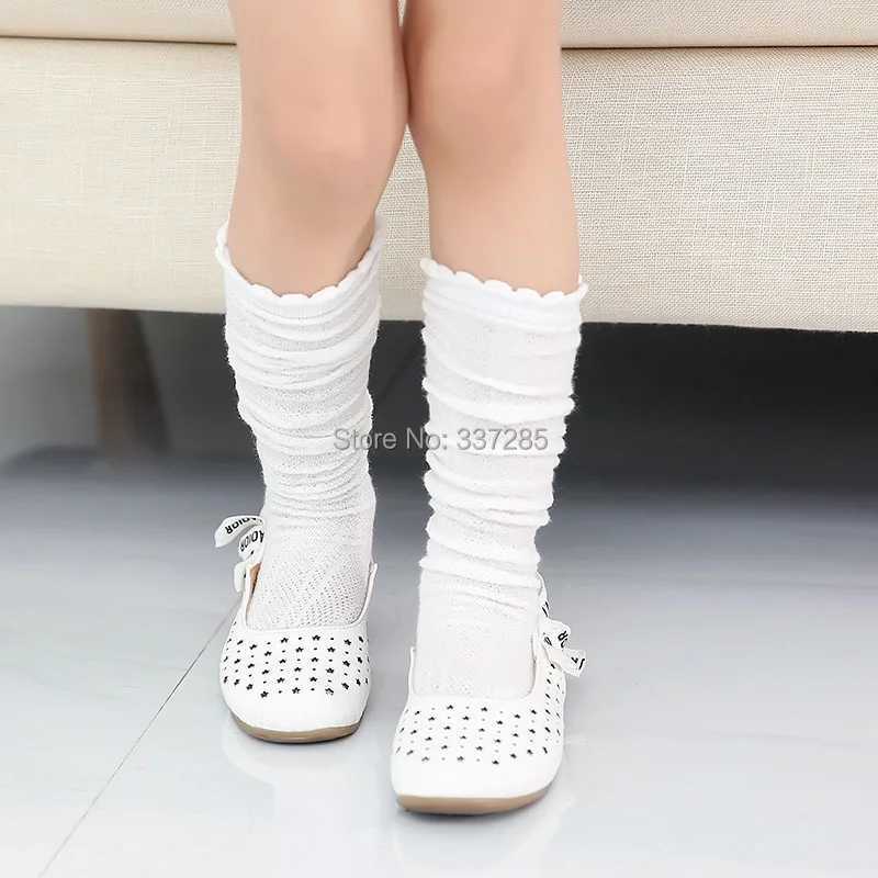 Kids Socks Summer Children mesh anti-mosquito Long socks baby girls kids Over Knee Socks princess Geometric ankle short Knee High Stockings Q240920