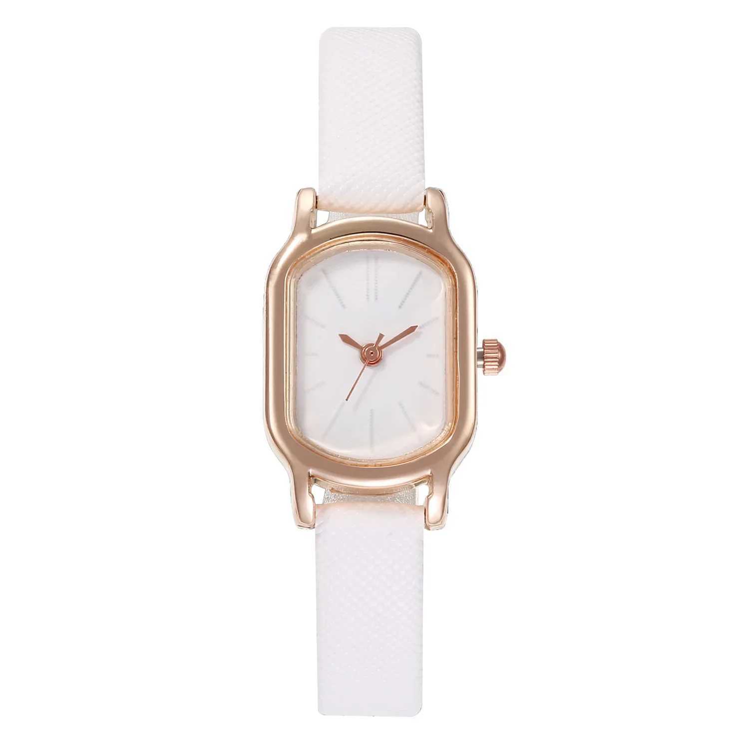 Womens Simple Vintage Watches for Women Dial Wristwatch Leather Strap Wrist Watch High Quality Ladies Casual Bracelet WatchesX240920