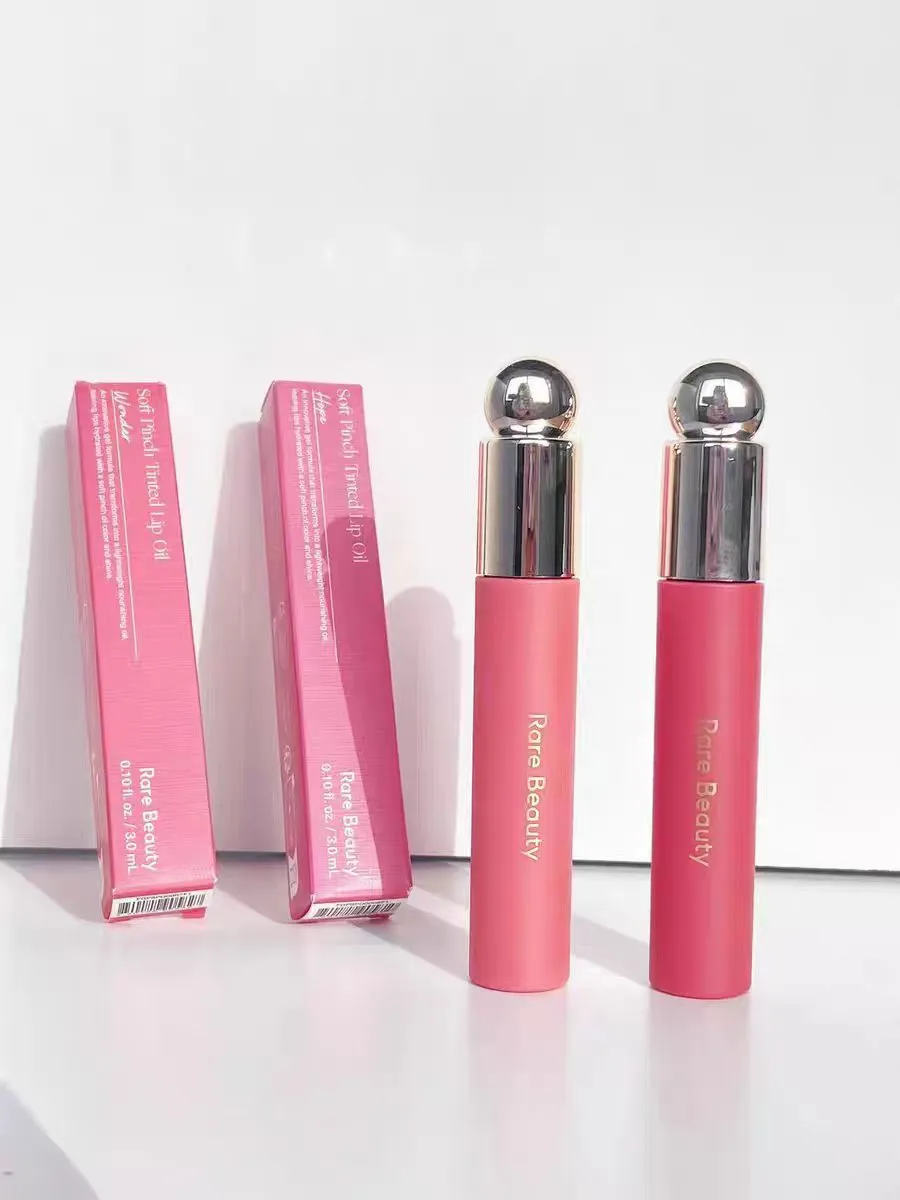 2Pcs Rare Beauty Selena Gomez Soft Pinch Tinted Oil 3Ml Liquid Lipstick Lipgloss Joy Honesty Serenity Hope Balm Moisturizing Glaze Lip Gloss
