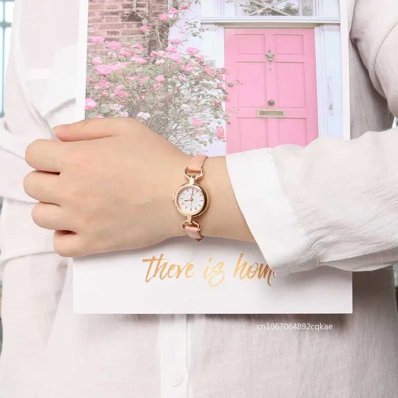 Ins Small Round Watch Women Luxury Watches Girls Quartz Wristwatches Fashion Gifts Bracelet Reloj Mujer Rosa Relogio FemininoX240920