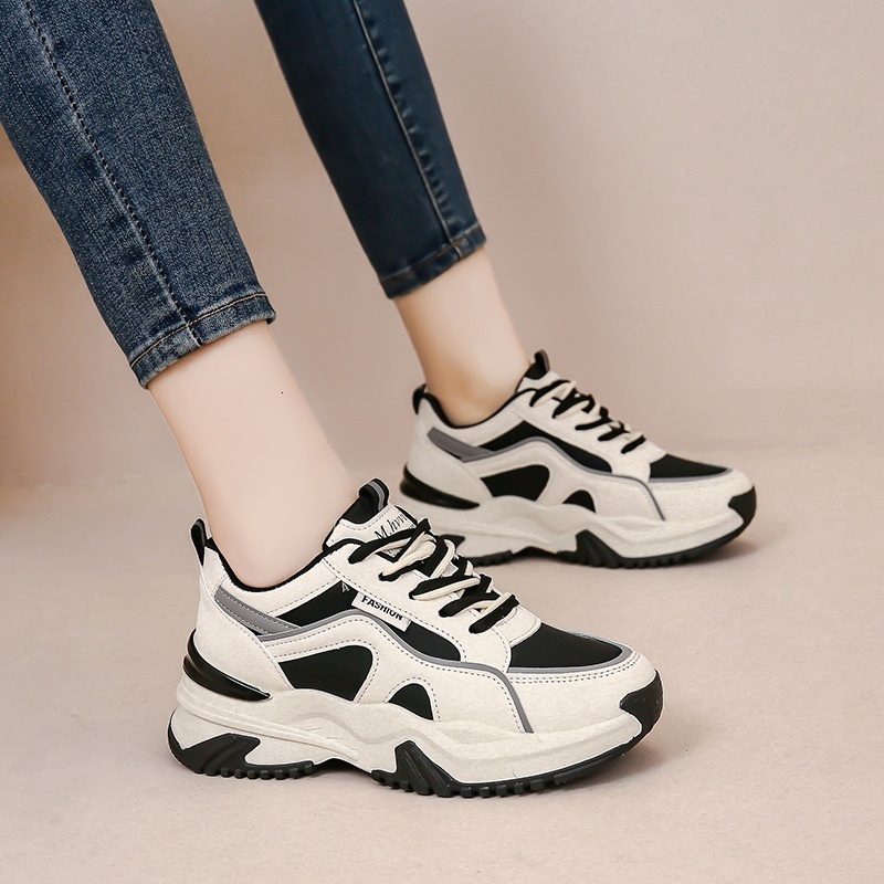 Sports for women, 2023 Spring and Autumn new casual Instagram trendy thick sole, height increasing dad shoes, children's shoes