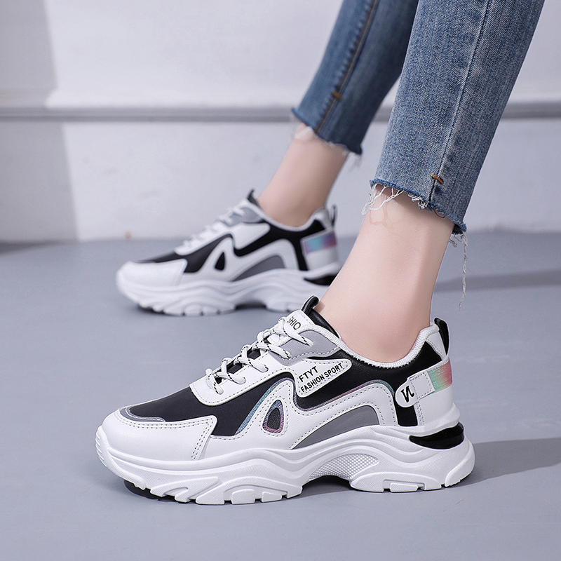 Women's White Sneakers 2024 - Sporty Summer Platform hot Gym Shoes for Women