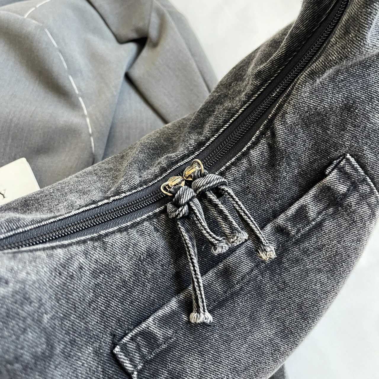2024 New Fashion Summer Large Capacity Casual Denim Women Shoulder Bag Korean Style Hobos Canvas Crossbody 240920