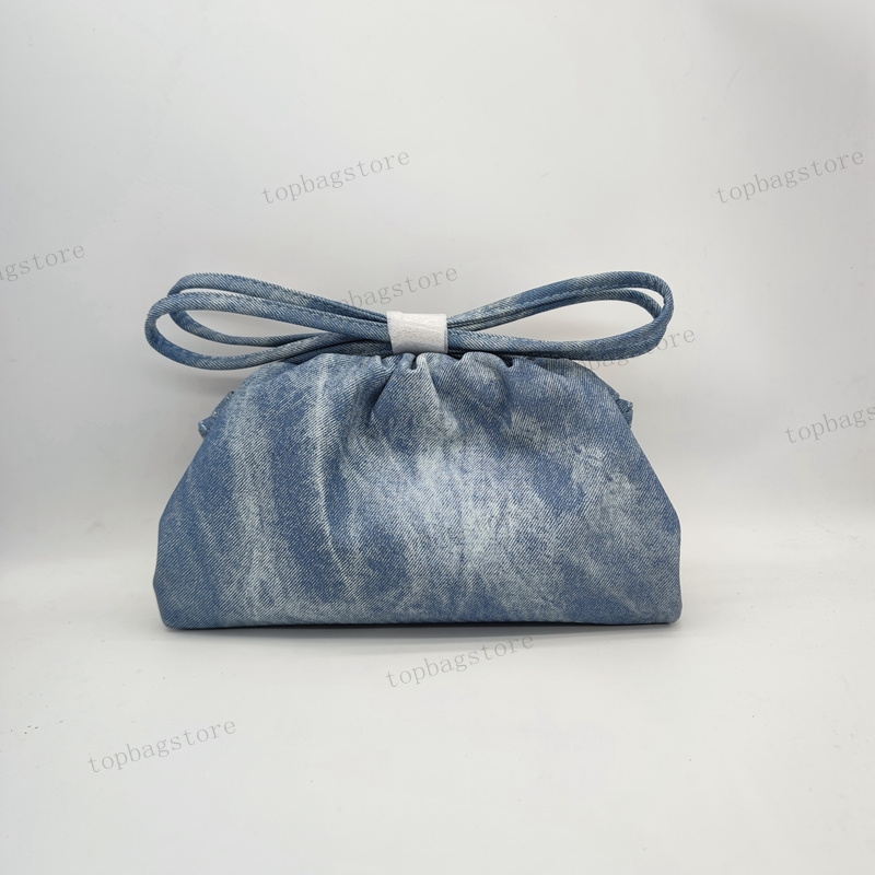 Designer Mini Teen Pouch Genuine Leather Cloud Bag Soft Wrinkled Dumplings Messenger Luxury Handbags Women Clutches Single Shoulder Crossbody Bag
