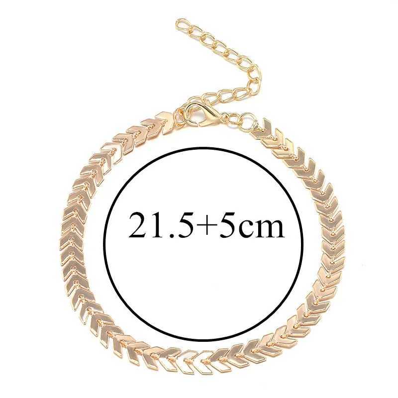 Summer Fashion Leaf Chain Anklet for Women Girls Beach Sexy Leg Barefoot Sandals Foot Anklets Bracelet Accessorie Jewelry Gift Y240920