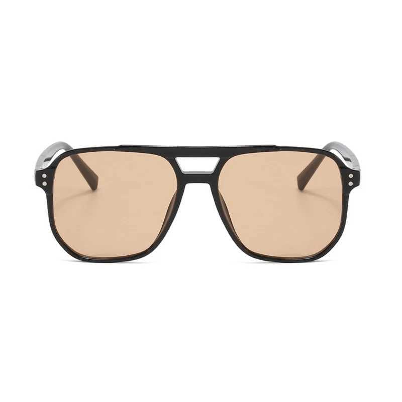 Vintage Women Big Sunglasses Retro Men Square Shades Brand Designer Unisex Sun Glasses Black Lense Male Female Sunglasses UV400X240920