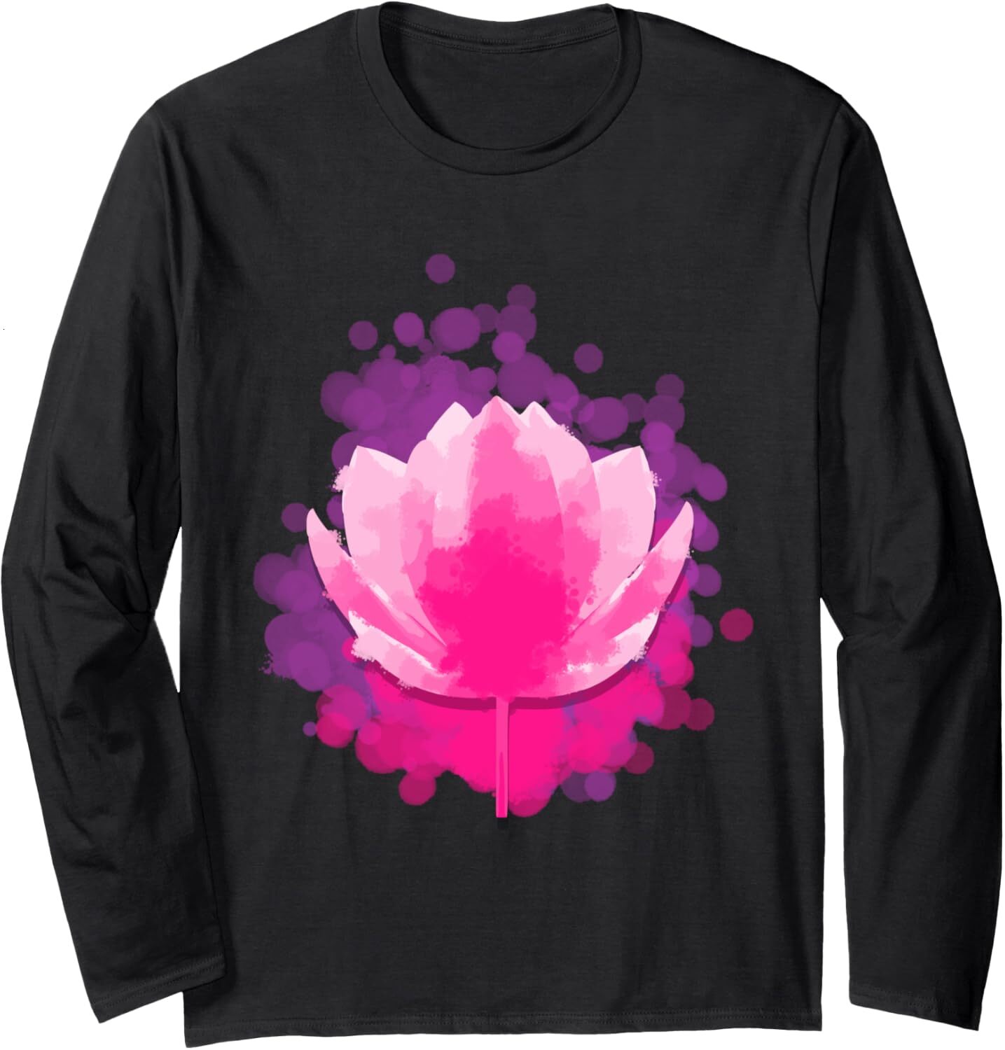 Long Sleeve Shirts for Men sweatshirt Lotus Flower Yoga Meditation Cool Yogis Pose Gift Long Sleeve Tee Streetwear Casual tops clothes