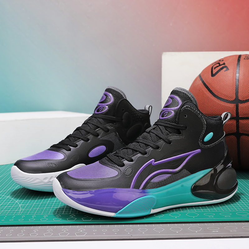 Cool Basketball Shoes Men's Comfortable Breathable Padded Non-Slip 2024 New Outdoor Fitness Sports Fashion Running Shoes
