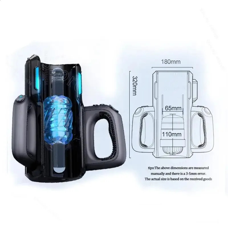 Powerful Thrusting High Speed Telescopic Heating Vagina Automatic Masturbation Sex Toy Male Masturbator Leten King Thrusting-Pro 240914