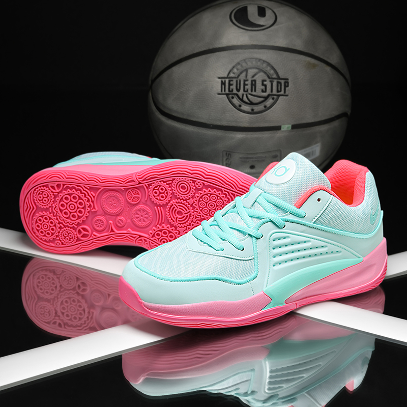 Men's Basketball Shoes Breathable Cushioning Non-Slip Wearable Sports Shoes Gym Training Athletic Basketball Sneakers for Women