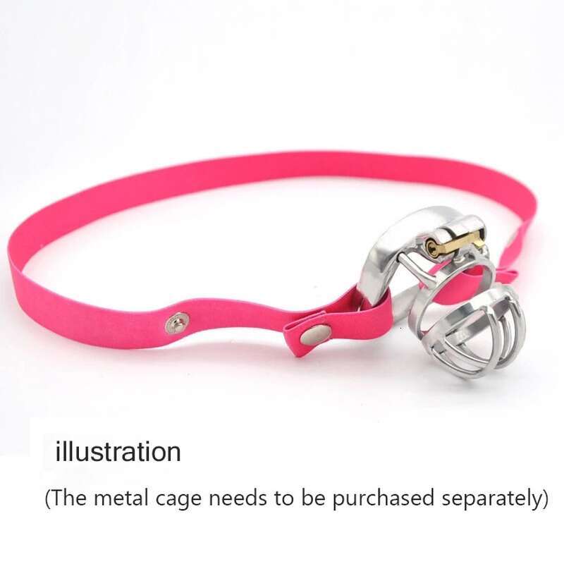 Male Chastity Cage Anti-off Device Elastic Band Auxiliary Belt Only Adjustable Ring Underwear Rope Scrotum Rings Man Sex Toys