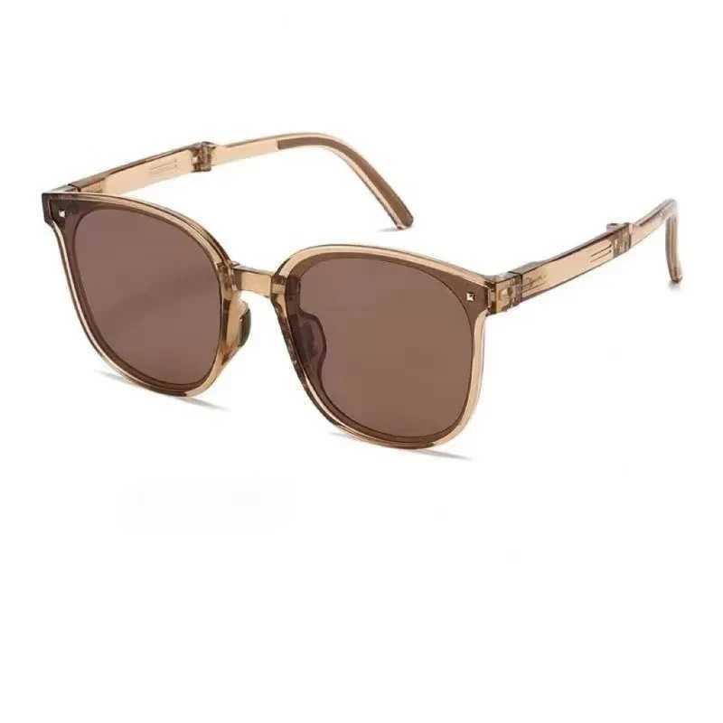 New Sunglasses Under Focus Foldable Ins Womens Premium Sunglasses UV Protection Visual Clarity Reduce Glare Color TruthX240920