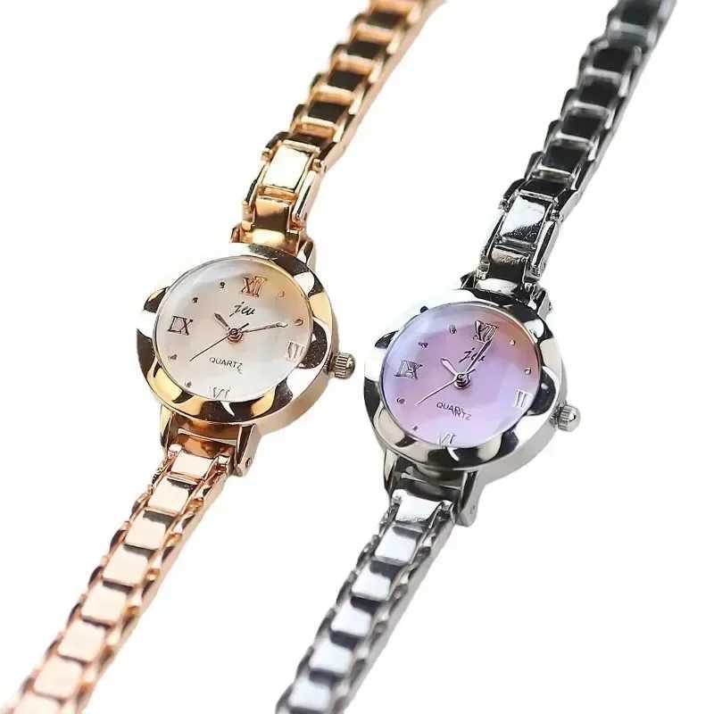 Small Dial Watch for Women Silver Stainless Steel Luxury Ladies Wristwatch Dress Womens Quartz Bracelet Clock Gift 2024 RelogioX240920