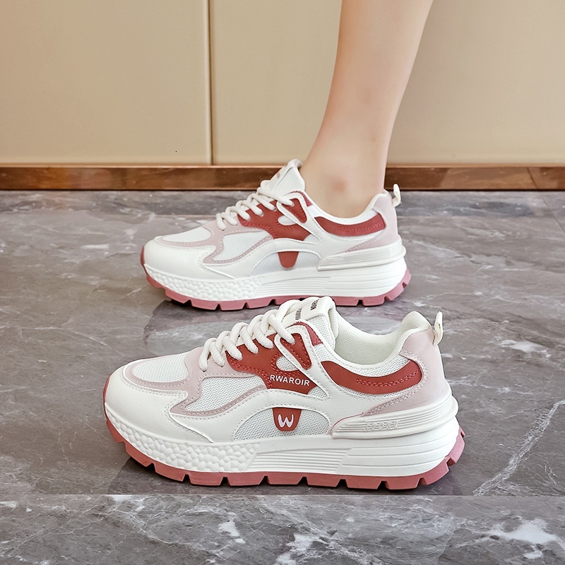 Showy Feet Little Dad for Women 2024 Spring New Explosive Street Increase Versatile Casual Sports Forrest Gump Shoes AD8802-1