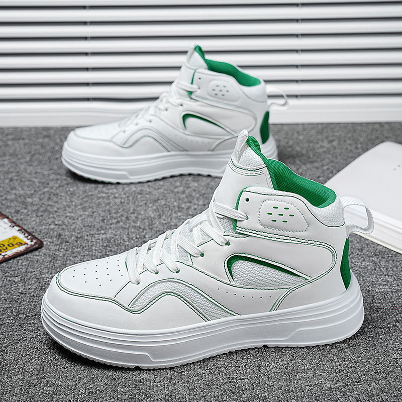 MEN HIGH-TOP Board shoes WOMEN CASUAL SNEAKERS HIGH TOP SOFT SOLE COMFORTABLE OUTDOOR NON-SLIP RUNNING SHOES