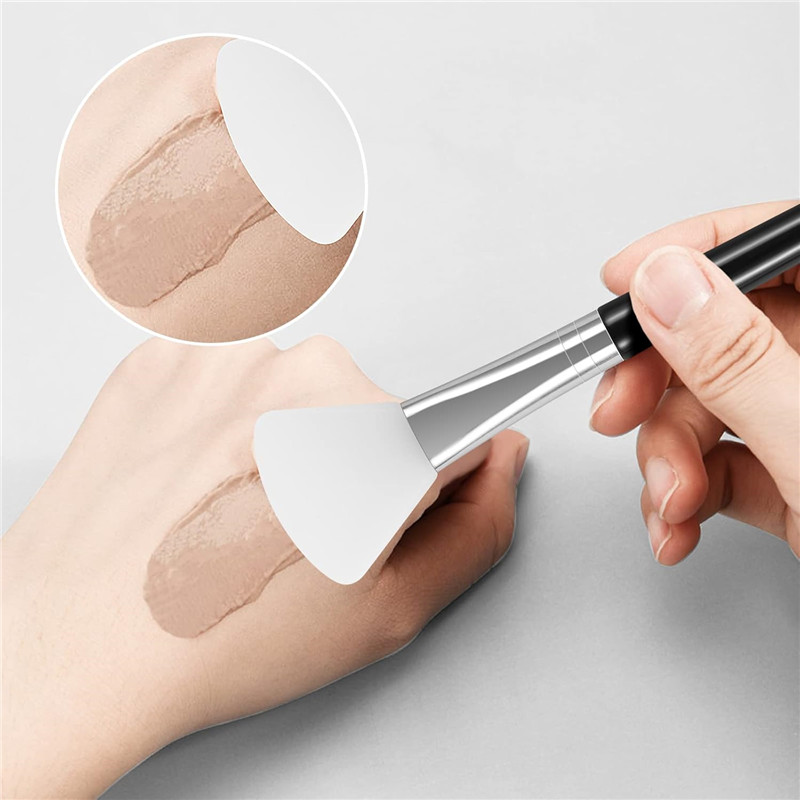 Silicone Face Mask Brush Applicator for Facial Mud, Clay Mask, DIY, Modeling Mask, Body Lotion, and BB CC Cream - view 5