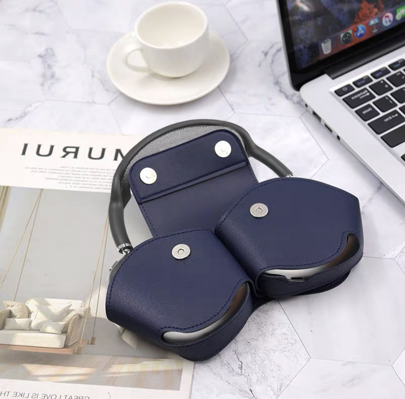 Headphones Earphones For Max Air Pro 2 Maxs Quality with ANC Metal Material headphone Accessories Waterproof case Protective Headphone Travel Case R25