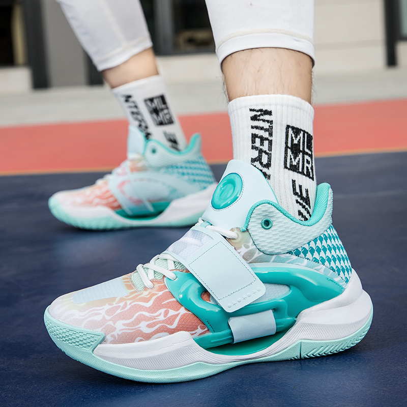 High Quality Womens Quality Sneakers Wearable Non-Slip New Training Sports Cushion Basketball Shoes For Man