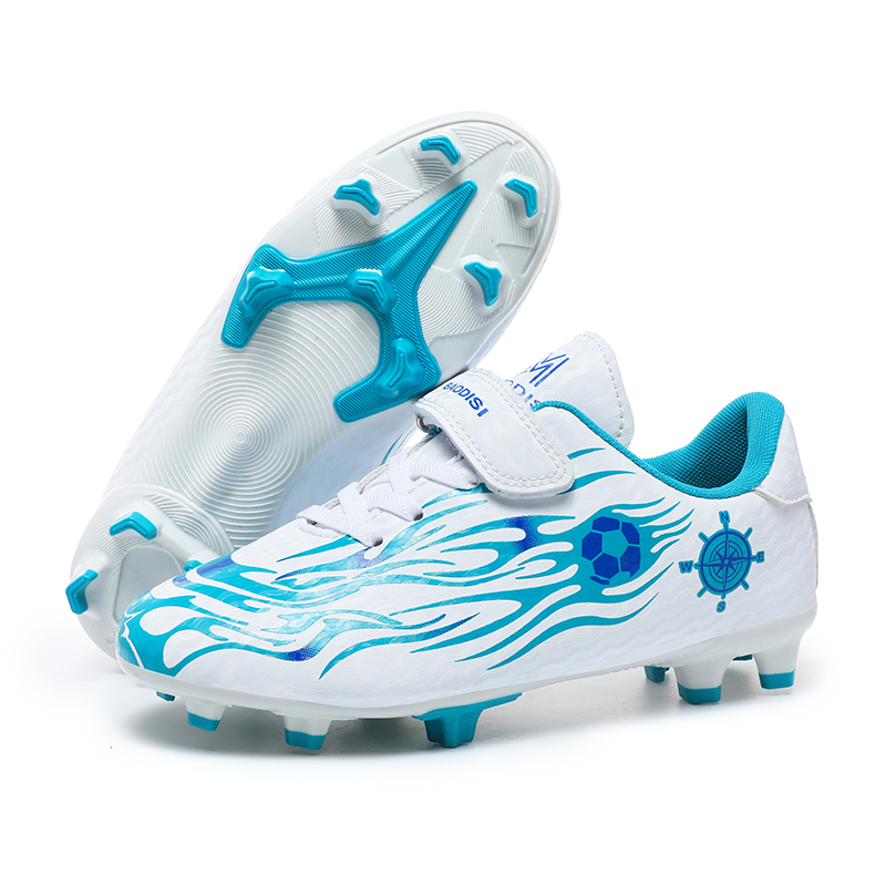 Children Soccer Shoes Futsal Hall Football Boots Kids Cleats Grass Sneakers Boys Girl Outdoor Athletic Training Sports Footwear