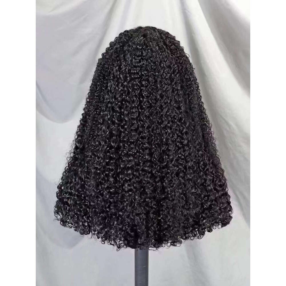 24 Inch Natural 13x4 Frontal 300% Density 100% Brazilian Remy Human Hair Water Wave Lace Bob Wigs for Black Women
