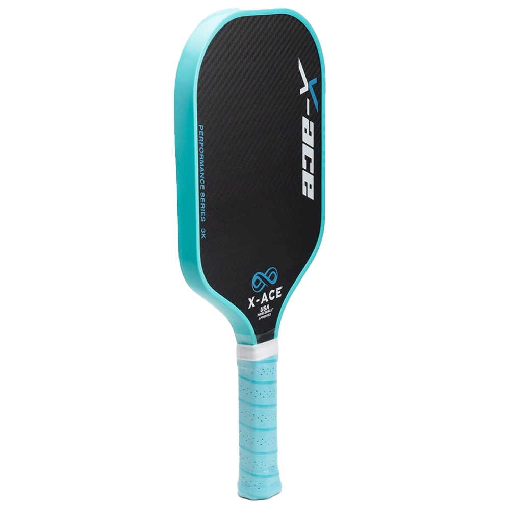 X-ACE 3K Carbon Fiber Pickleball Paddle High Grit & Spin 16MM Polypropylene Honeycomb Core Lightweight Pickleball Racket