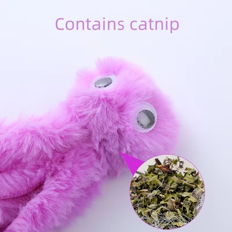 Cat toy Cute octopus plush toy bite resistant teeth interactive play pet supplies