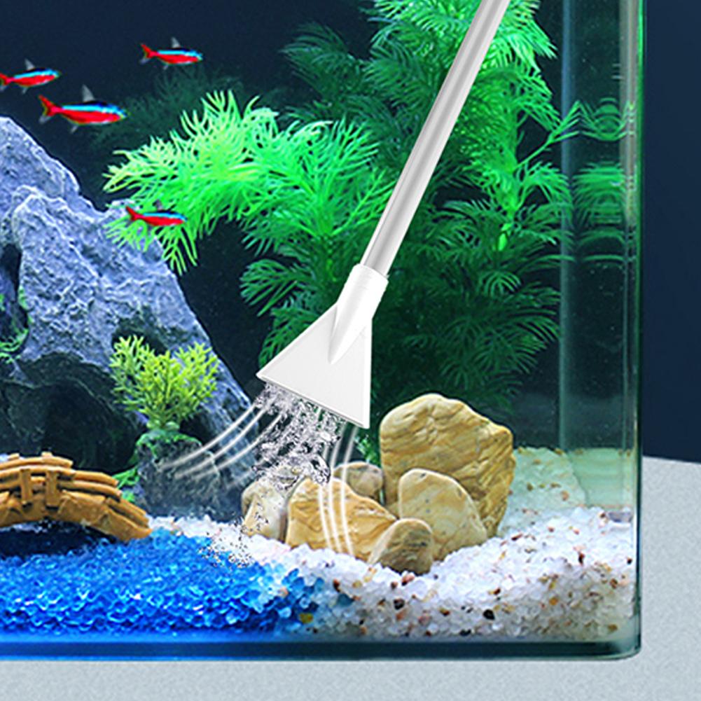 Aquarium Fish Tank Water Changer Air Pump Cleaning Gravel Filter Pump Tools Nozzle With Siphon Vacuum New Cleaner Aquarium S1J7
