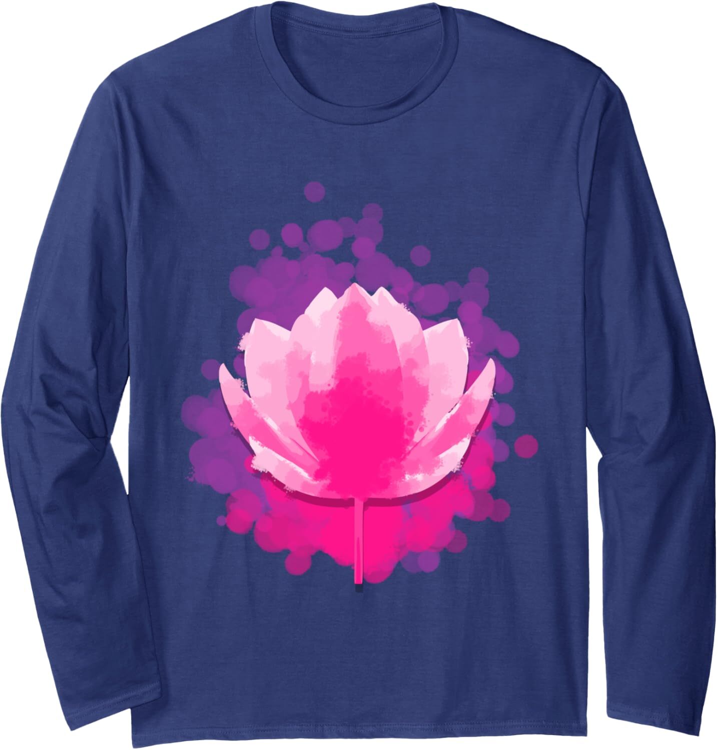 Long Sleeve Shirts for Men sweatshirt Lotus Flower Yoga Meditation Cool Yogis Pose Gift Long Sleeve Tee Streetwear Casual tops clothes