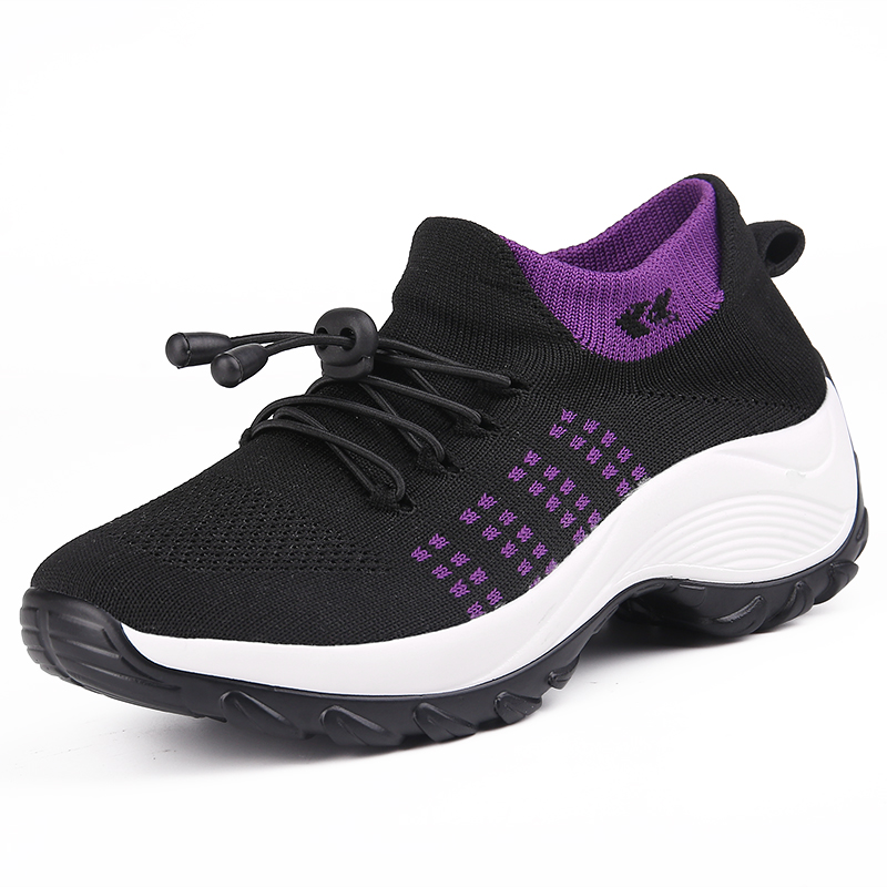 Autumn And Winter Lady Large Size High Elastic Socks Shoes Women Outdoor Fashion Running Sneakers
