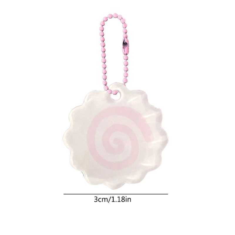 Lovely Acrylic Pink Squid Roll / Banana Cat Keychains Pendant Keyring Backpack Charm Jewelry DropshippingX240919