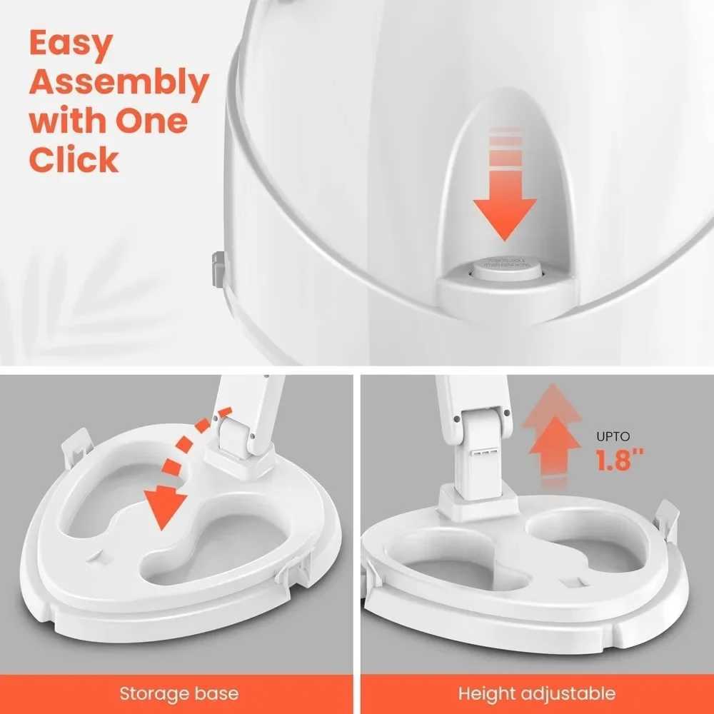 Electric Ionic Hooded 1875W Bonnet 3 Heating Settings Sit Under Hair Dryer for Home and Salon Height Adjustable