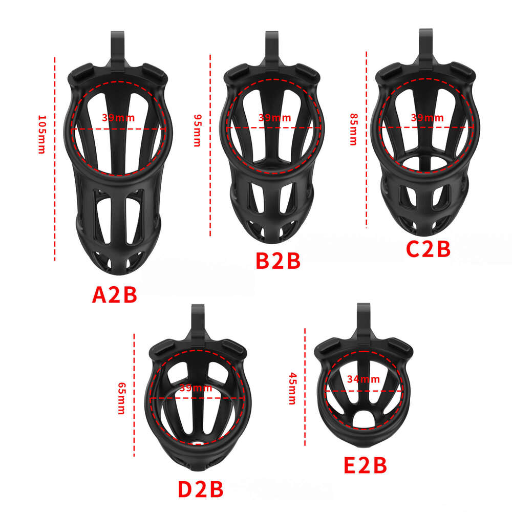 SANICA Hot BDSM Sex Toy Chastity Cock Ring Penis Cage Male Chastity Devices Penis Lock for Men
