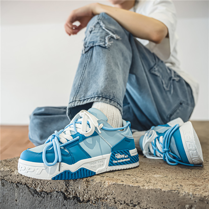 Purple Skate Men's Sneakers | Lace-up Skateboarding Shoes 4 boarding