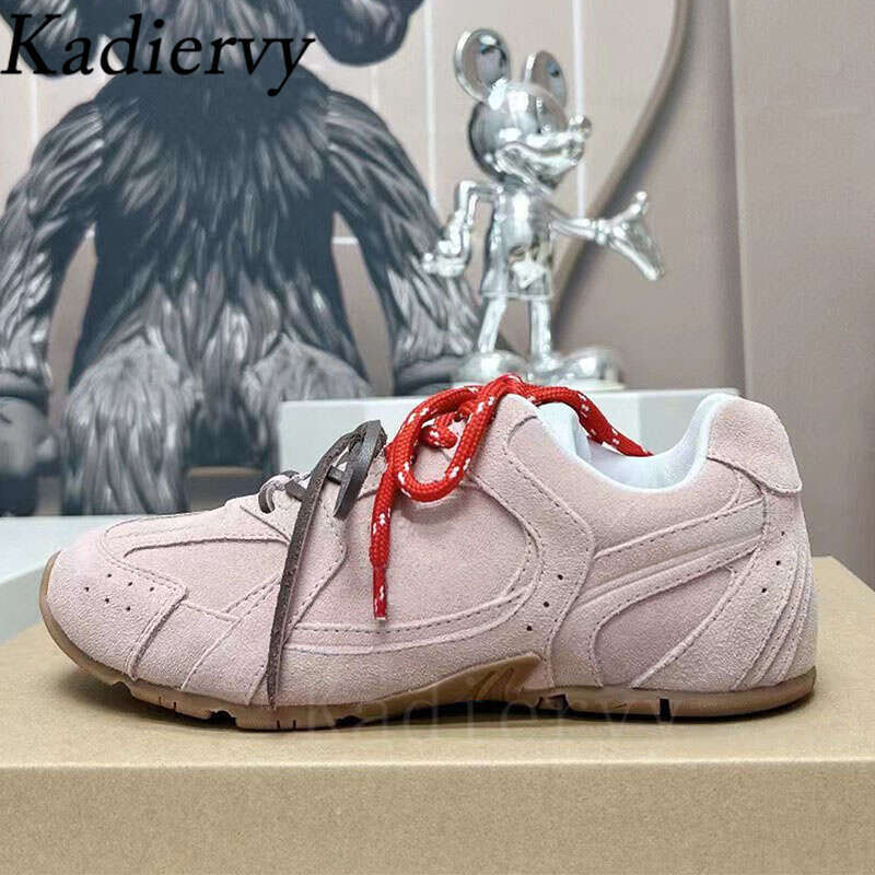 Casual Women Colourful Lace Up Running Round Toe Women's Sports Shoes Comfort Flat Sneakers Woman