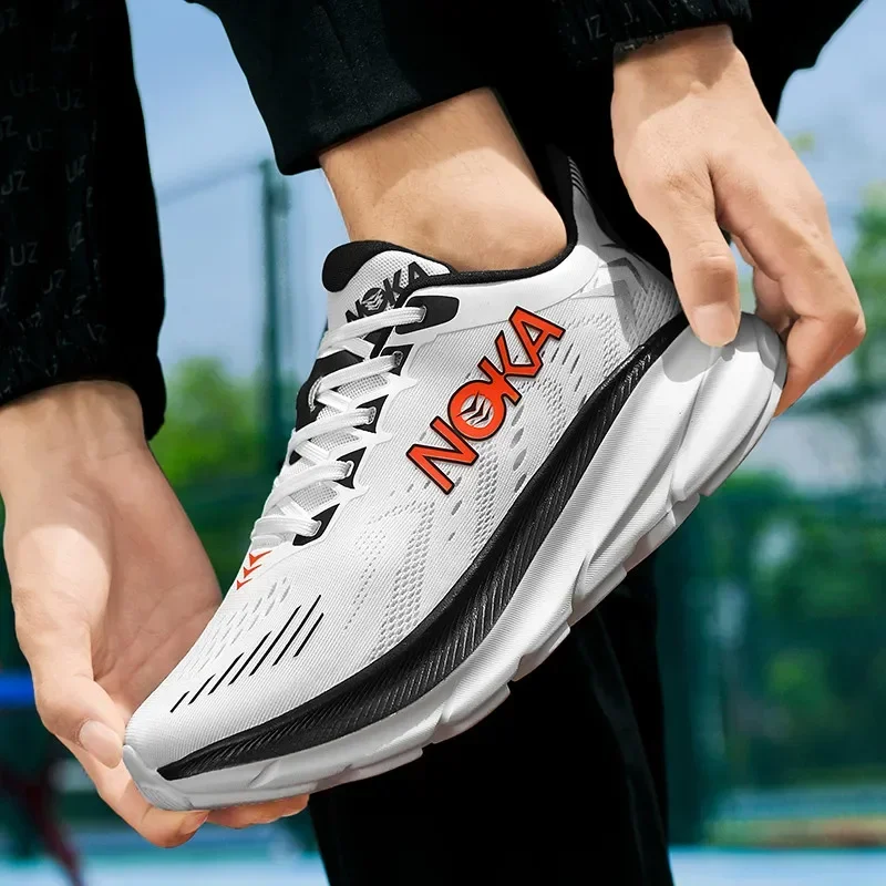 Ultra-light Breathable Knitted Casual Sneakers Fashionable Thick-soled Dad Shoes Outdoor Versatile Running Shoes For Men