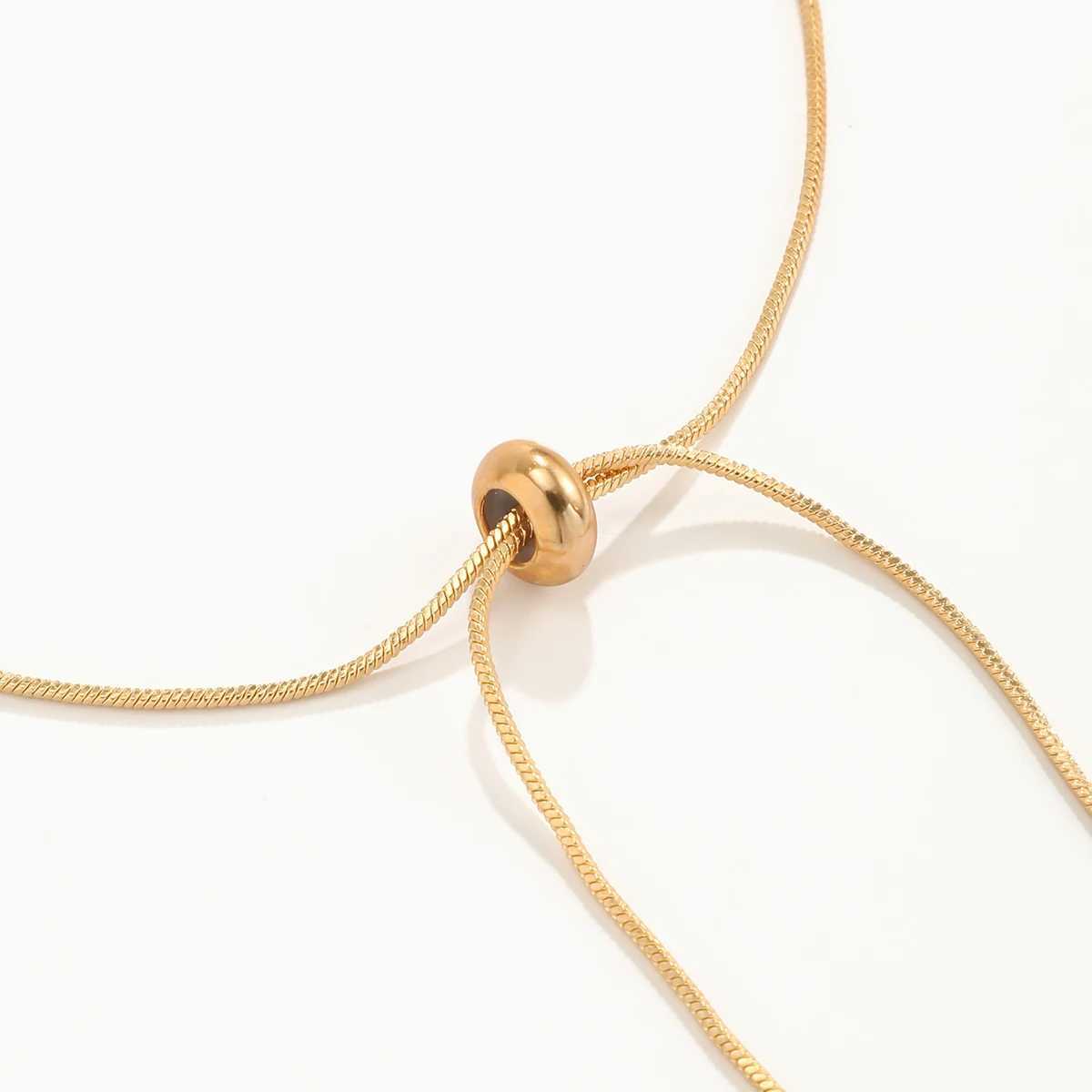 Ingemark Adjustable Chain Anklet Bracelet for Women Vintage Fashion Simple Thin Chain Anklet Female Foot Beach Jewelry 2022 Gift Y240920
