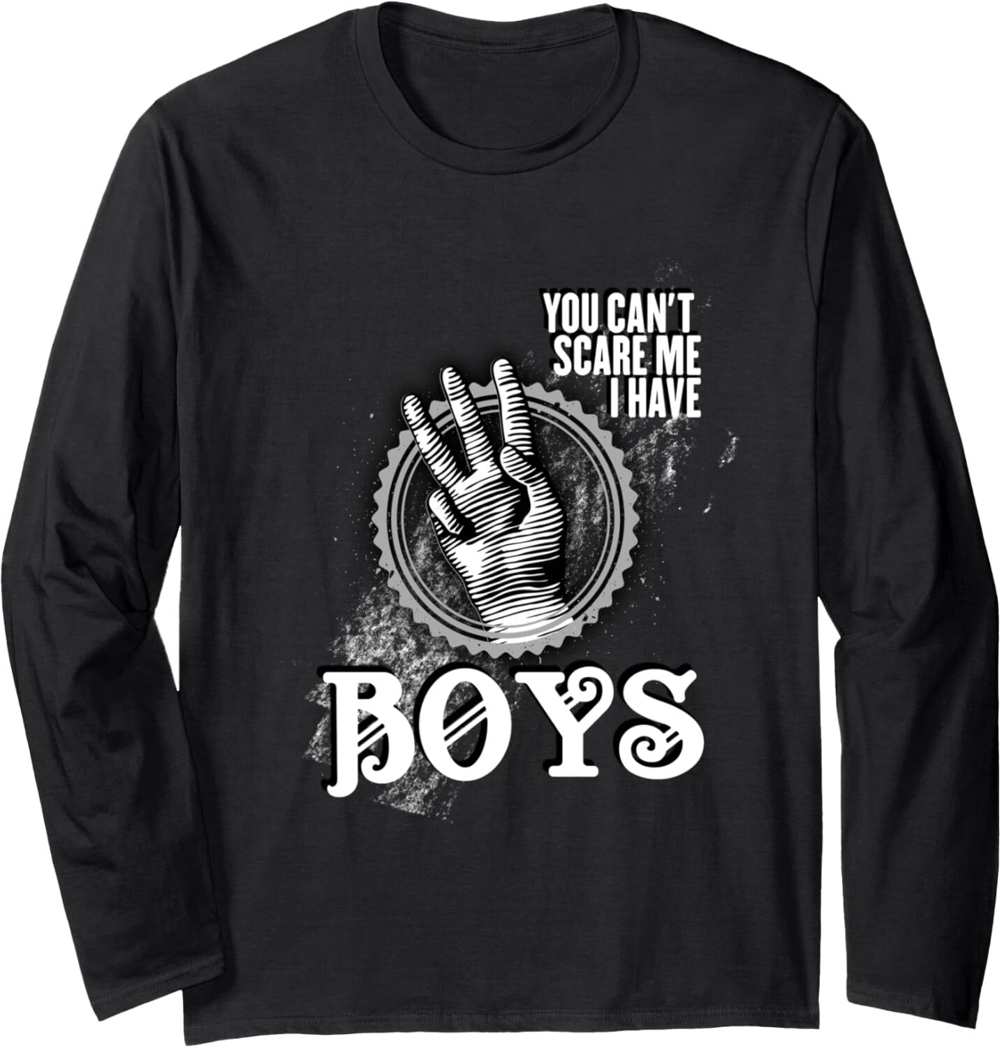 Long Sleeve Shirts for Men sweatshirt I Have Three Boys Funny Cool Parent Father Mom Gift Long Sleeve Tee Streetwear Casual tops clothes trend