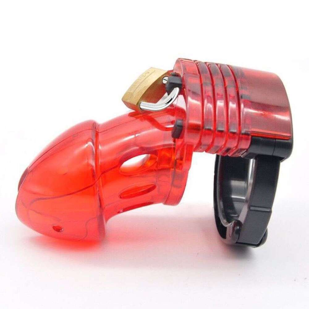 Wholesale New Arrival Adult Sex Product Plastic Chastity Lock Chastity Cage for Male Chastity Device Cage