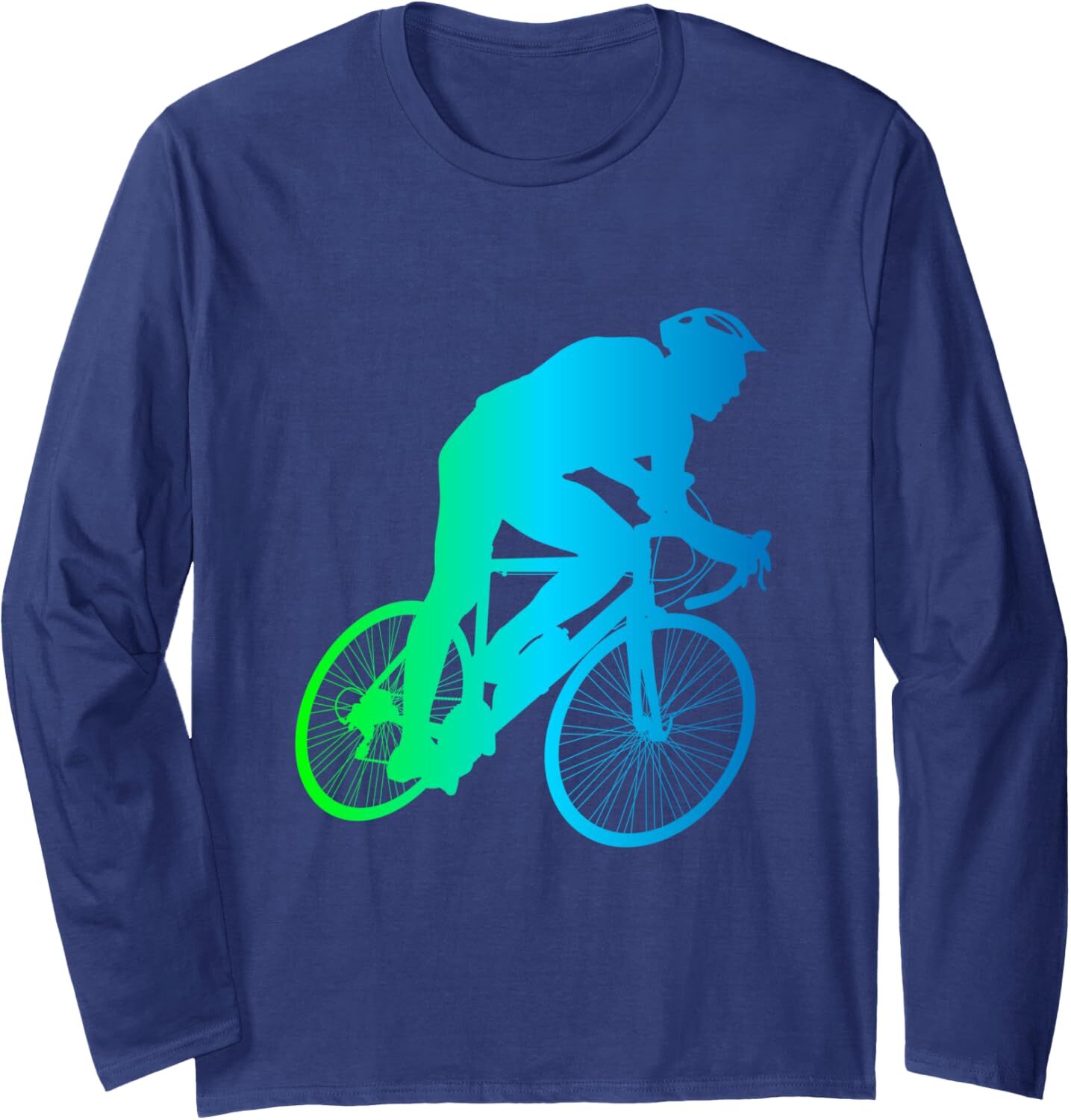 Long Sleeve Shirts for Men sweatshirt Colorful Bicycle Biking Lover Best Bike Rider Gift Long Sleeve Tee Streetwear Casual tops clothes