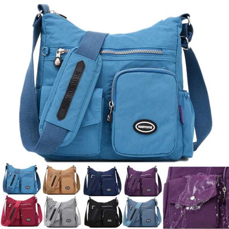 Fashion High Quality Handbag Female CrossBody Bag Women Shoulder Bag Ladies Messenger Bag Nylon Waterproof Lady Purse Z240919