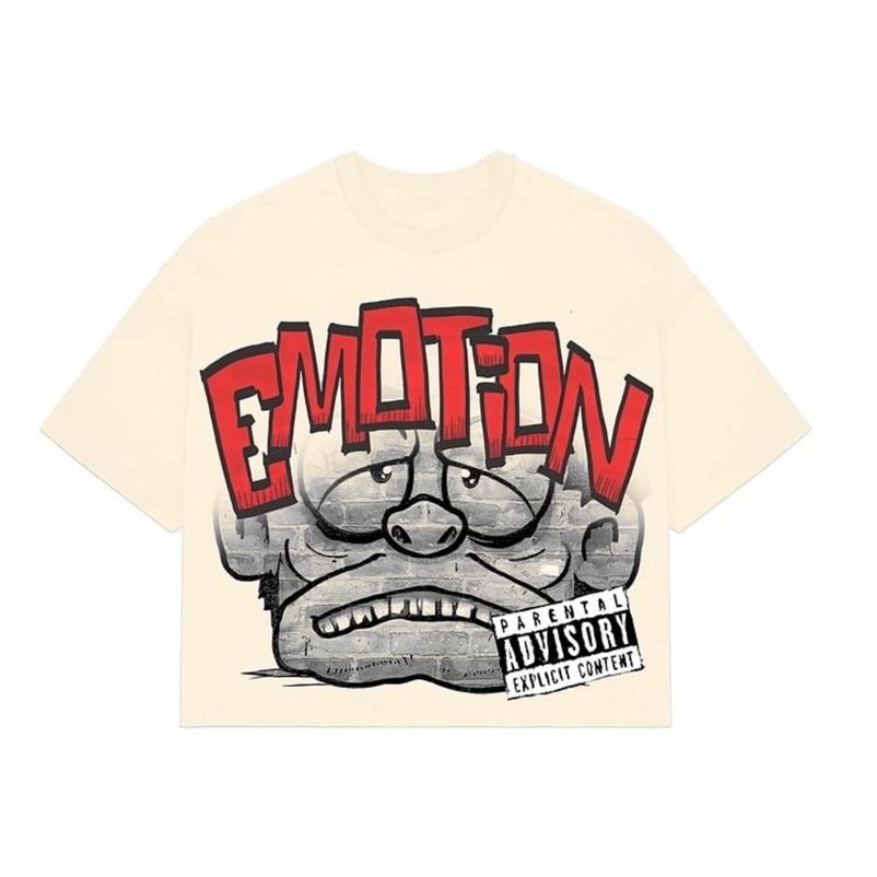 Vintage Cartoon Monster Print 100 Cotton TShirt Men Y2K Summer Short Sleeves Oversize Tshirt Streetwear Women Tops y240919