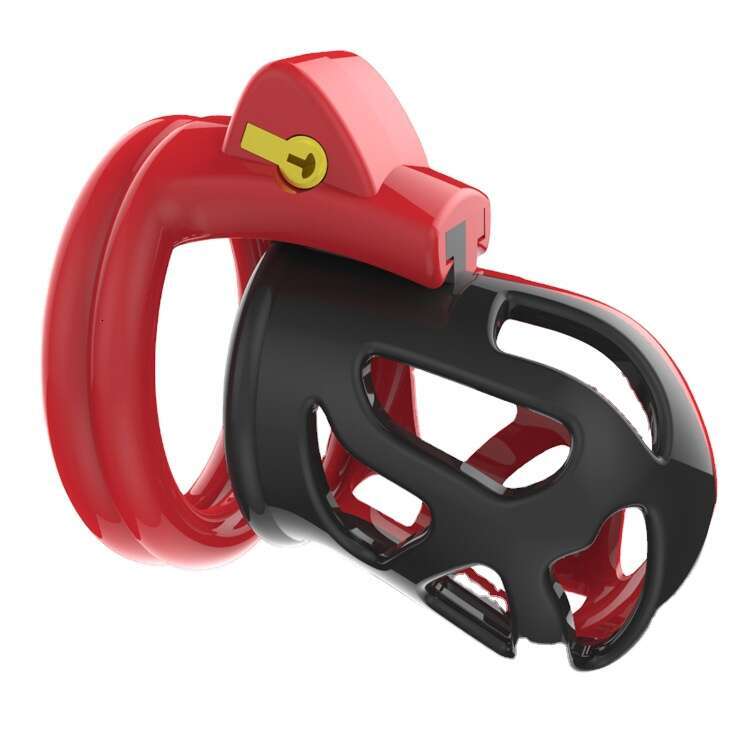 Color Clash Plastic Mens Chastity Device Male Cock chastity Cage BDSM Penis Lock Adult toys