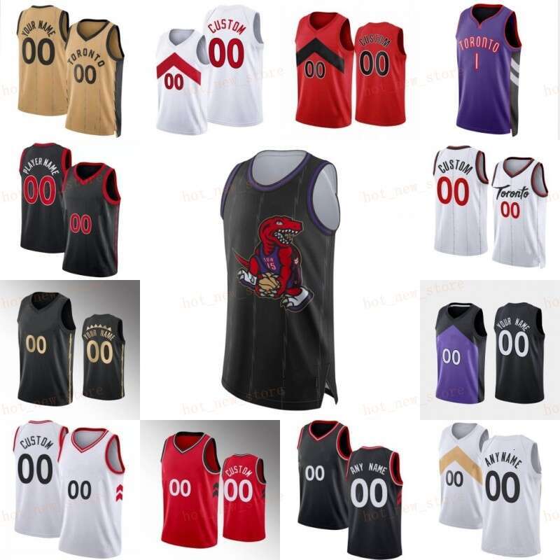 Men Women City Basketball Gradey Dick Jersey 1 Dennis Schroder 17 Pascal Siakam 43 Scottie Barnes 4 Jakob Poeltl 19 Gary Trent Jr 33 Earned Custom Name Number