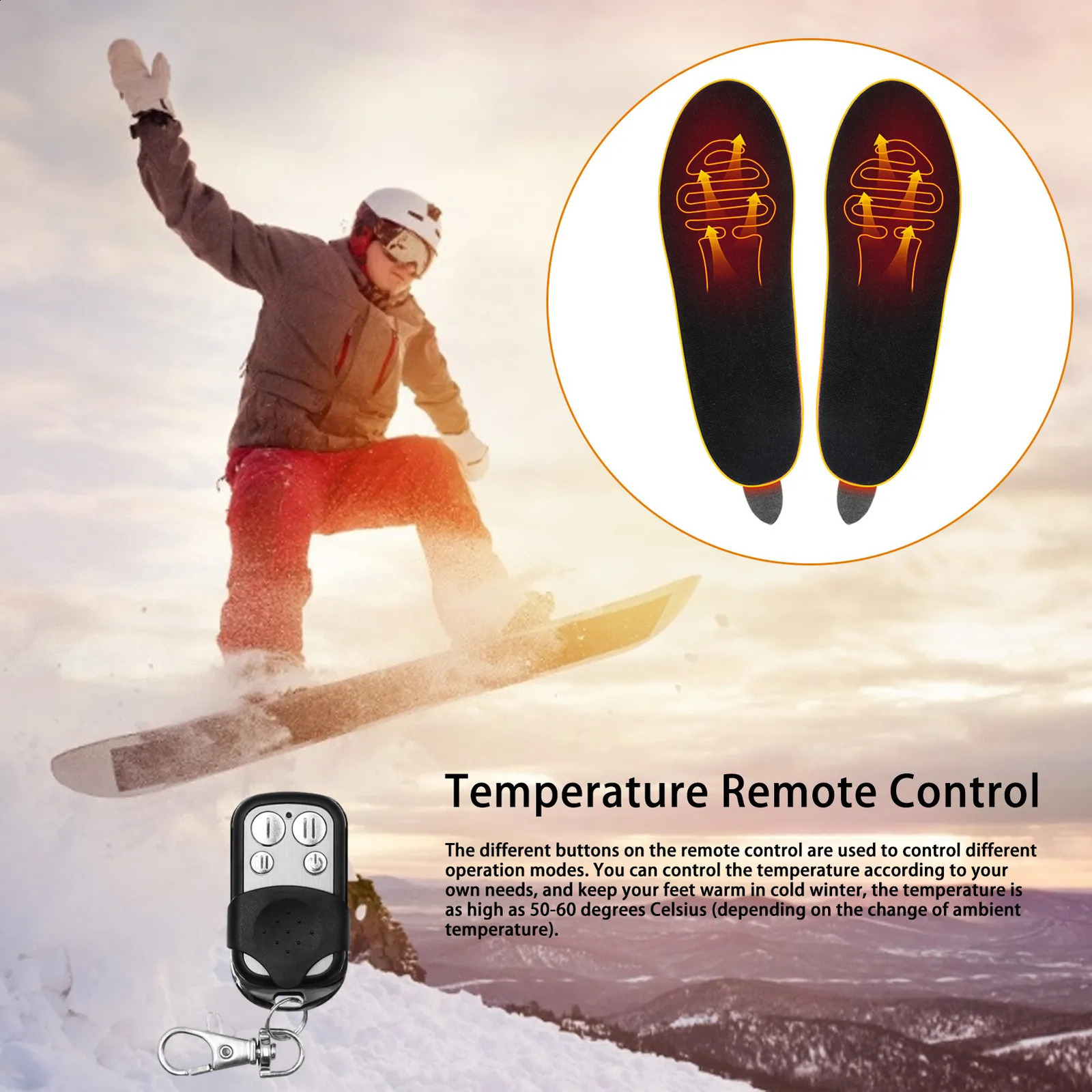 Lithium battery charging slot with additional slots winter electric heating slot USB heating slot foot heating accessories 240919