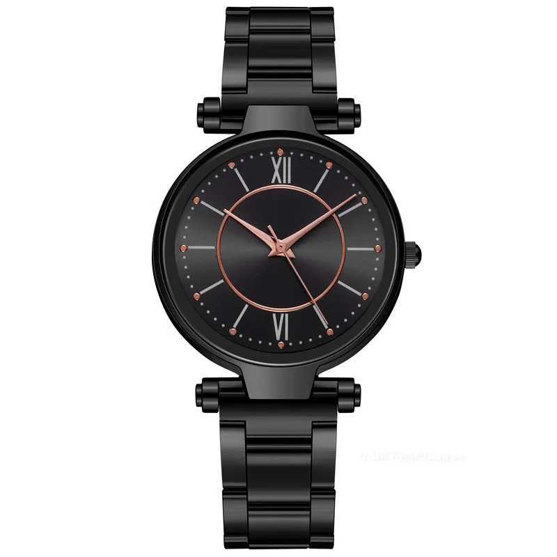 Casual Ladies Quartz Watch Steel Band Strap Analog Wrist Watch Rose Gold Business Wristwatches Reloj Mujer Girls Clock GiftX240920