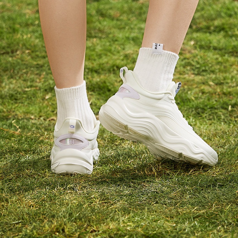 361 Degrees Running Shoes Breathable Spring Grip Cushioning Athletic Jogging Stable Lightweight Women Sneakers 682412245