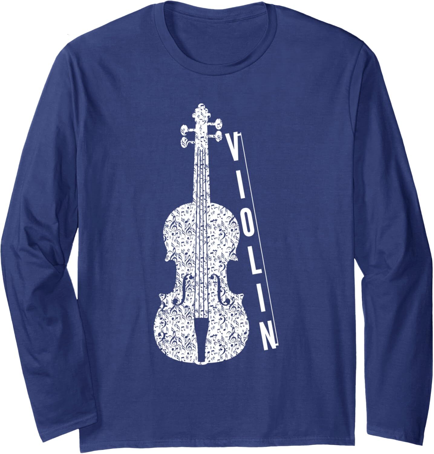 Long Sleeve Shirts for Men sweatshirt Vintage Violin Artwork Musician Birthday Long Sleeve Tee Streetwear Casual tops clothes